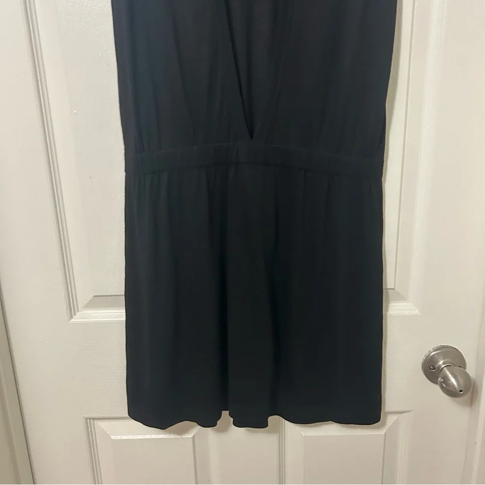 A.L.C. Black Jersey Sleeveless Mini Dress with cutout Size M - Picture 8 of 12